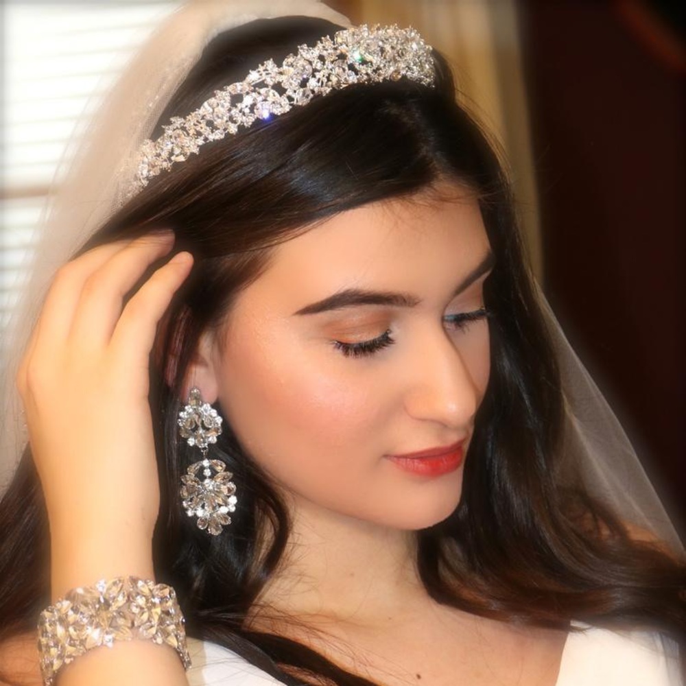 Crystal drop Chandelier earrings